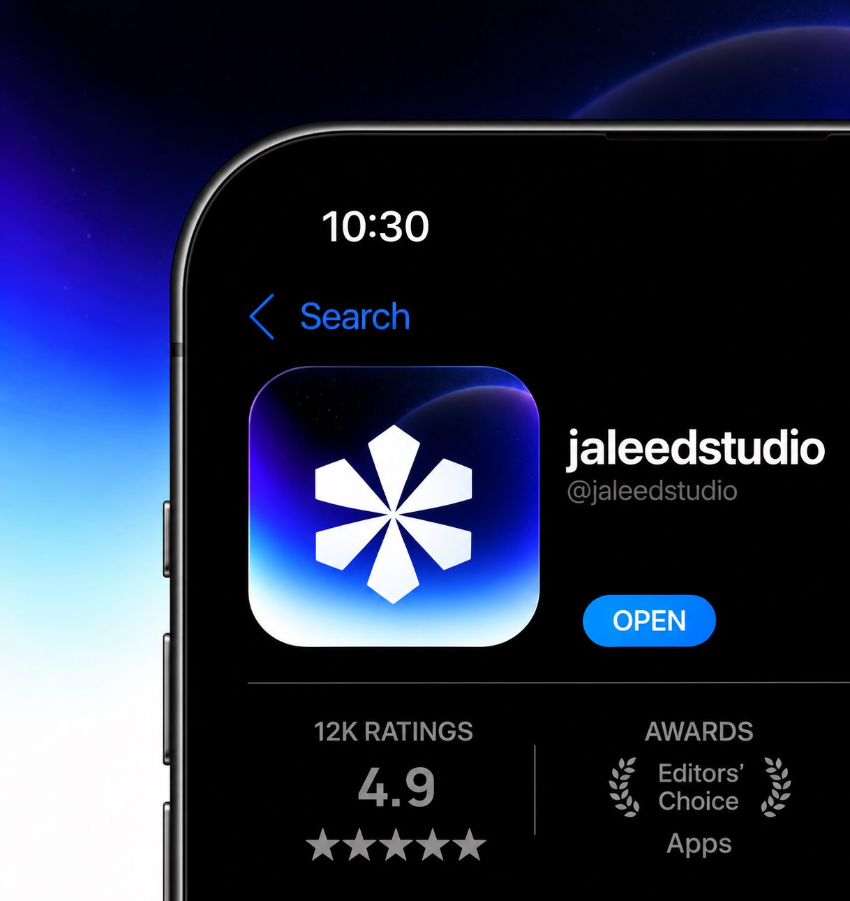 Jaleed app interface showcase